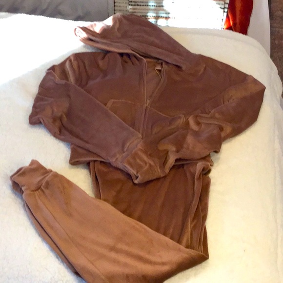 SKIMS Other - NWT Skims Brand Sienna Velour Jogger Set Size S